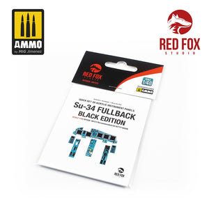 Red Fox Studio 48123 - 1/48 SU-34 Fullback Black Edition (for Kitty Hawk kit)