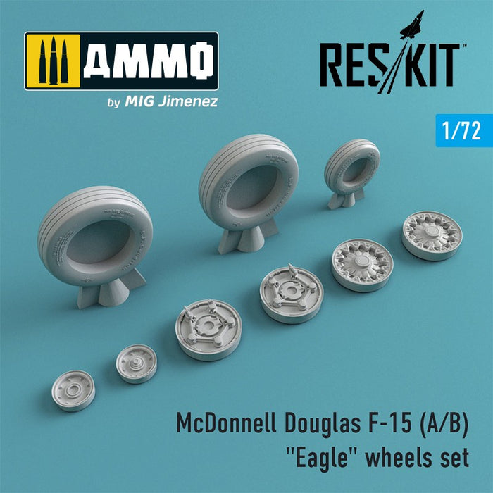 Reskit - 1/72 F-15 (A/B) "Eagle" Wheels Set (RS72-0020)