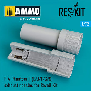 Reskit - 1/72 F-4 Phantom II (E/J/F/G/S) Exhaust Nossles for Revell Kit (RSU72-0139)