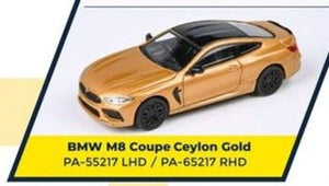 Paragon - 1/64 BMW M8 Coupe Ceylon Gold (RHD)