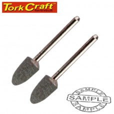 Tork Craft - Mini Grinding Stone Round Point 7.1mm Dia x 3.2mm Shank