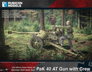 Rubicon Models - 1/56 PaK 40 AT Gun with Crew