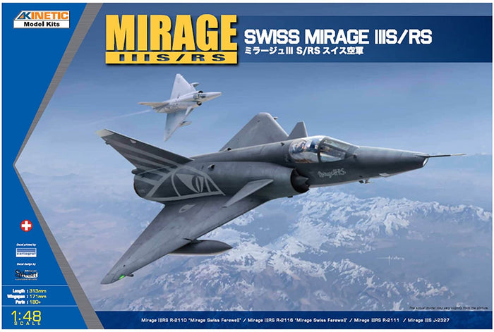 Kinetic - 1/48 Mirage IIIS/RS
