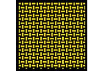 Scale Motorsport - Carbon Kevlar Decal - Basket Weave Yellow on Black 1/24th (1324)