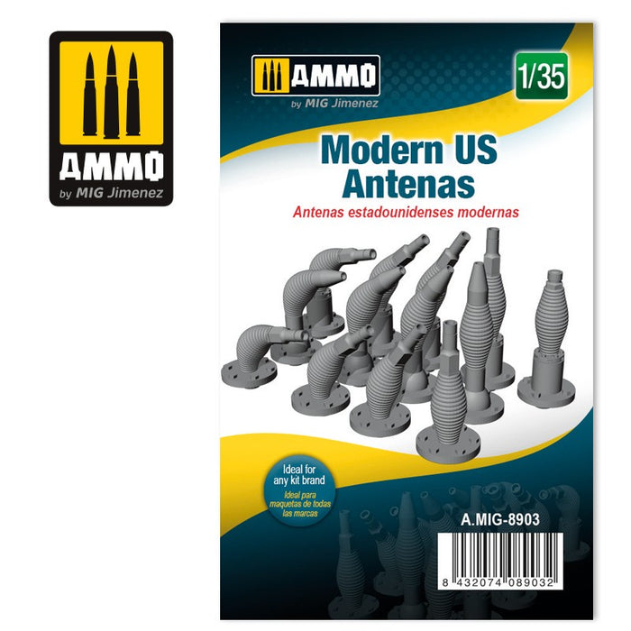 AMMO 8903 -1/35 Modern US Antenas (Resin)