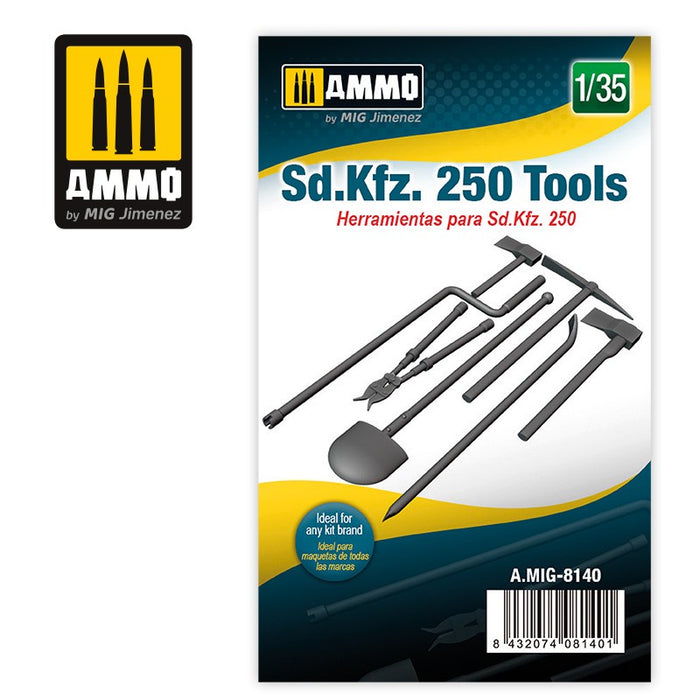 AMMO 8140 - 1/35 Sd.Kfz. 250 Tools