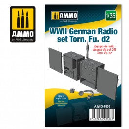 AMMO 8908 - 1/35 WWII German Radio set Torn. Fu. D2 (Resin)