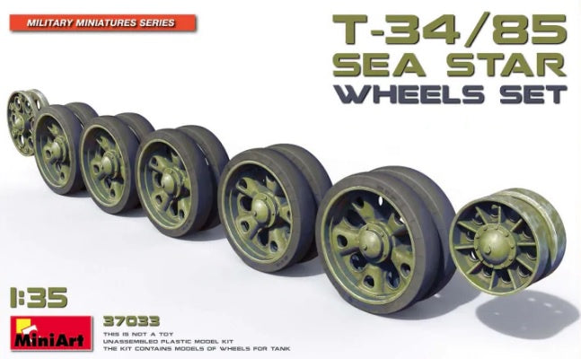 Miniart - 1/35 T-34/85 Sea Star Wheels