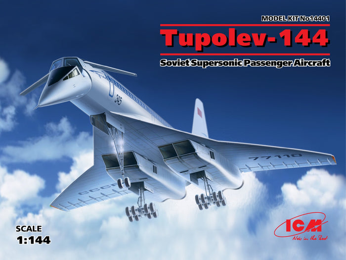 ICM - 1/144 Tupolev TU-144 Airliner