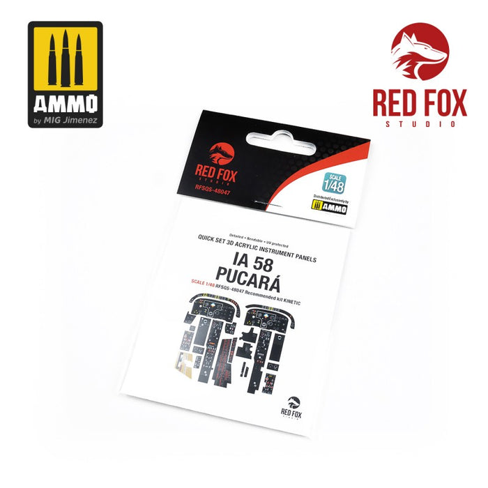 Red Fox Studio 48047 - 1/48 IA 58 Pucara (for Kinetic kit)