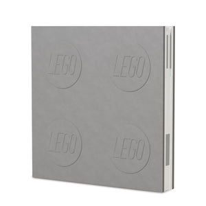 LEGO - 2.0 Locking Notebook with Gel Pen - Grey