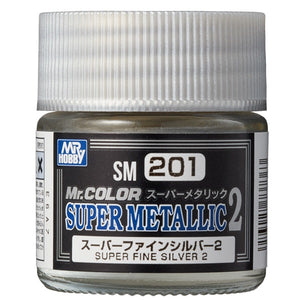 Mr.Color Super Metallic 2 - SM201 Super Fine Silver