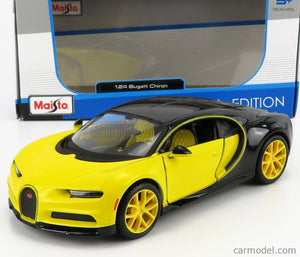 Maisto - 1/24 Bugatti Chiron - Yellow
