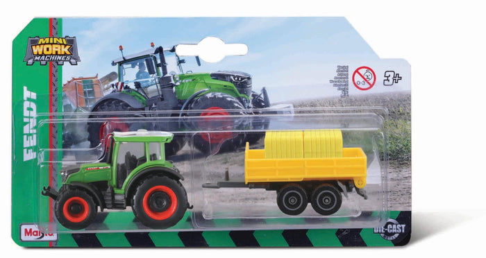 Maisto - Mini Work Machines Tractor w/ Trailer (Asst.) (Sold Individually)