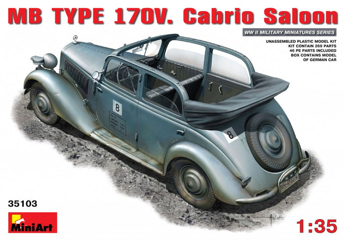 Miniart - 1/35 Mb Type 170v Cabriole Saloon