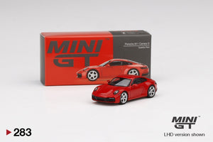 Mini GT - 1/64 Porsche 911 (992) Carrera S (Guards Red) (RHD)