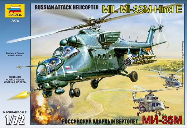 Zvezda - 1/72 MIL Mi-35 Soviet Attack Helicopter