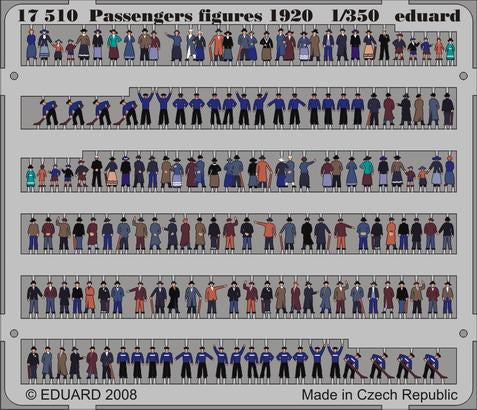 Eduard - 1/350 Passengers Figures 1920 (Color photo-etched) 17510