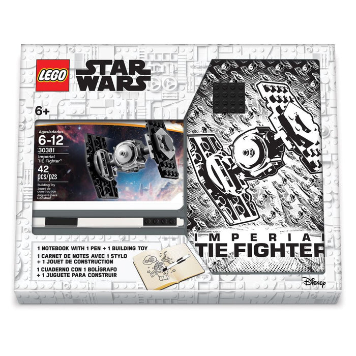 LEGO - Star Wars TIE Fighter w/ Notebook & Pen