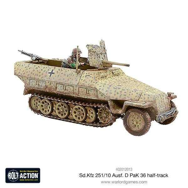 Warlord - Bolt Action  Sd.Kfz 251/10 ausf D (3.7mm Pak) Half Track
