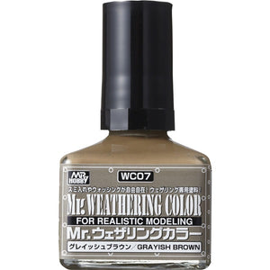 Mr.Hobby - WC07 Mr.Weathering Color  Grayish Brown