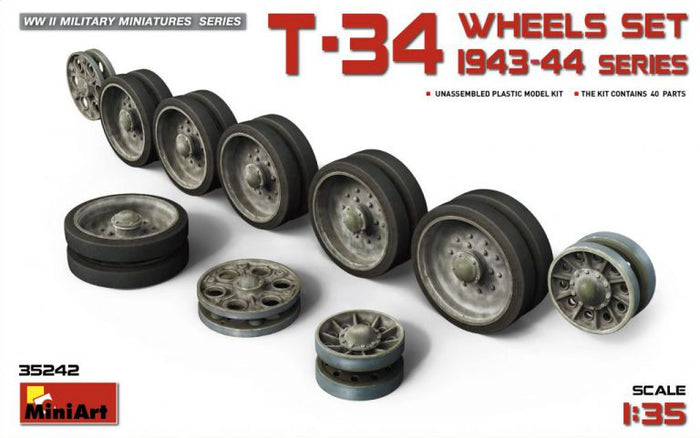 Miniart - 1/35 T-34 Wheels 1943-44