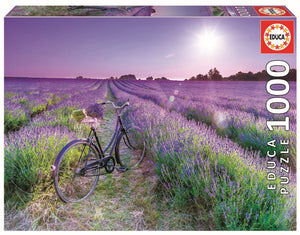 Educa - Bike in a Lavender Field (1000 pcs)