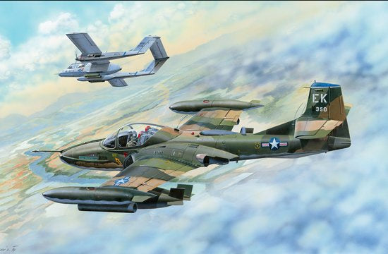 Trumpeter - 1/48 US A37-B "Dragonfly" Light Ground Attack Aircraft