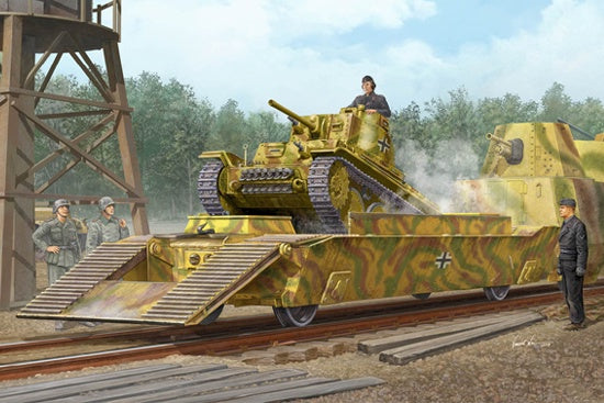 Trumpeter - 1/35 German Panzertragerwagen w/ German 38(t) Light Tank