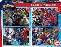 Educa - Multi 4 Puzzles - Spider-Man (50-80-100-150pcs)