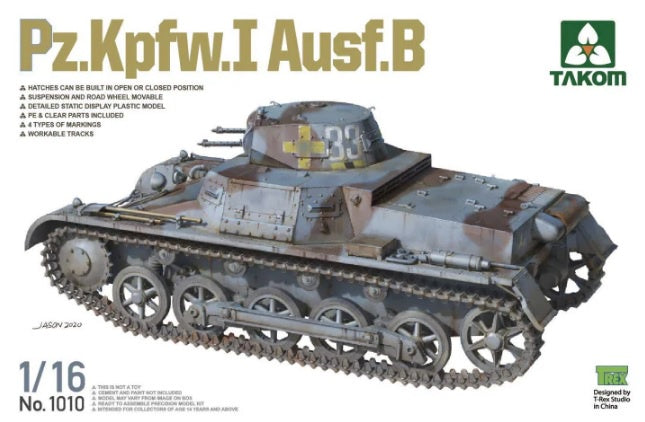 Takom - 1/16 Pz.Kpfw.I Ausf.B