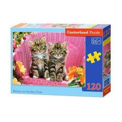 Castorland - Kittens on Garden Chair (120pcs)