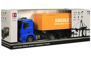 Double Eagle - 1/20 R/C Mercedes Arocs Container Truck w/Bat & Charg
