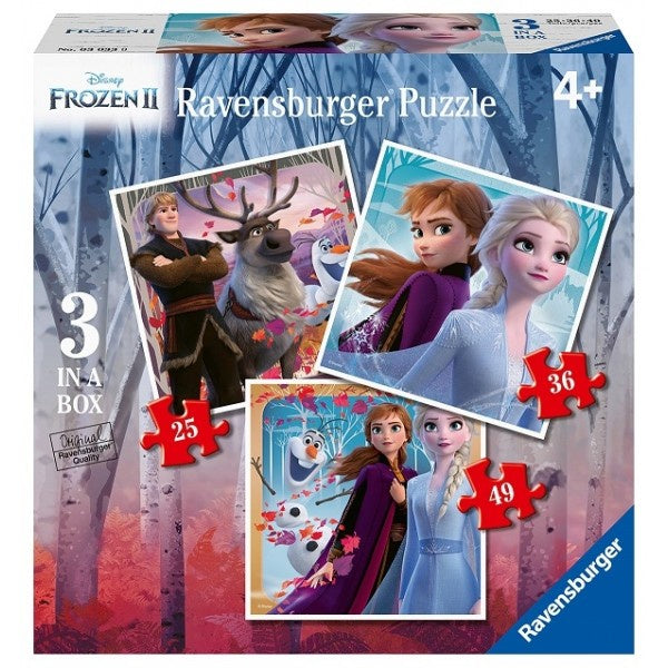 Ravensburger - Frozen: New Adventures (3in1 Puzzle 25-36-49pcs)