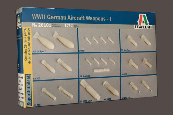 Italeri - 1/72 WWII German Aircraft Weapons I