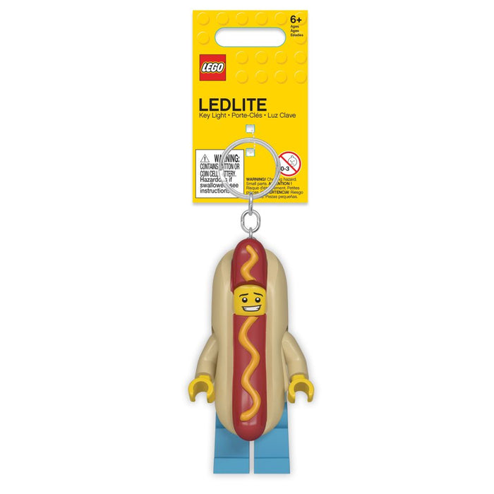 LEGO - Iconic Hot Dog Guy Key Chain Light