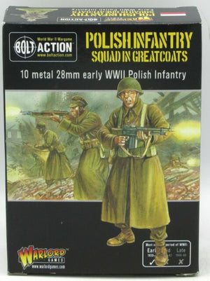 Warlord - Bolt Action  Polish Infantry Squad in Greatcoats