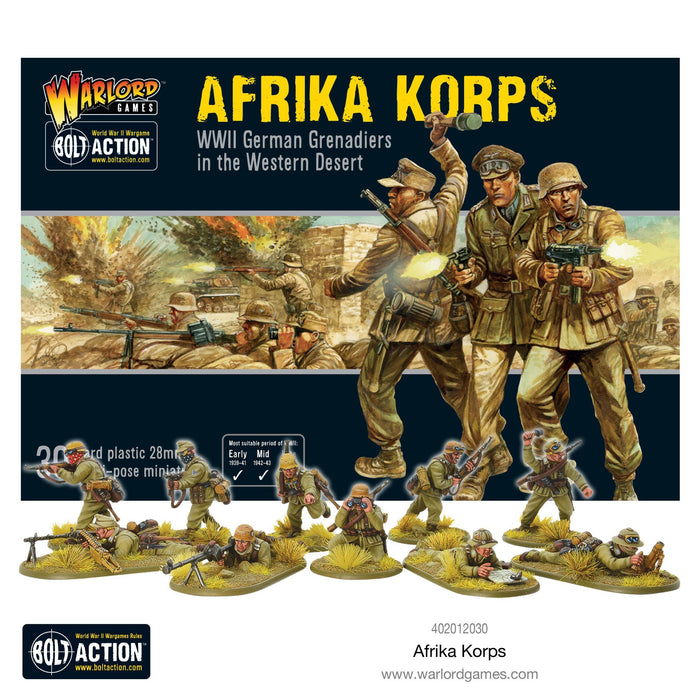 Warlord - Bolt Action  Afrika Korps Infantry