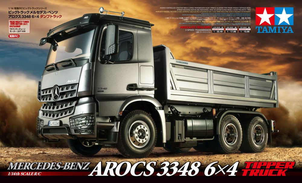 Tamiya R/C Mercedes-Benz Arocs 3348 6x4 Tipper Truck – Jix Hobbies