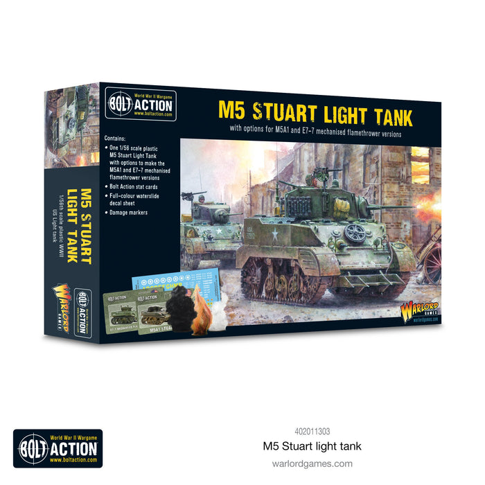 Warlord - Bolt Action  M5 Stuart Light Tank