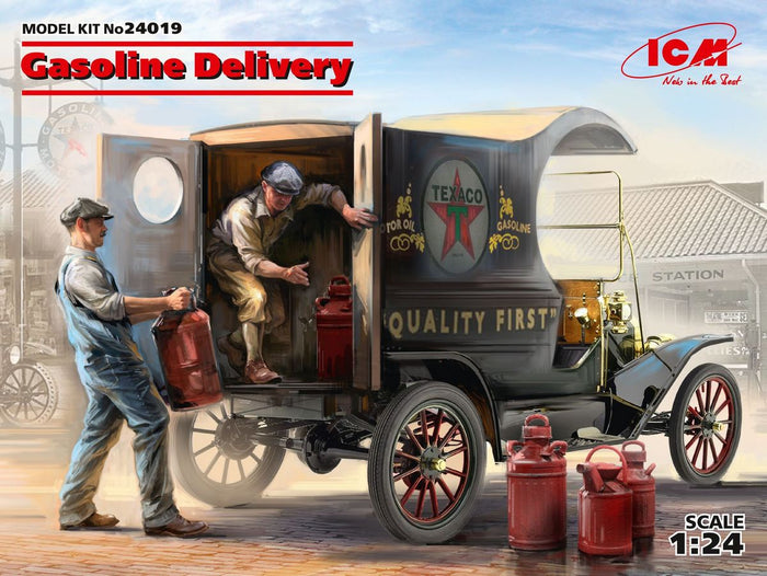 ICM - 1/24 Model T 1912 Delivery Car w/ American Gasoline Loaders