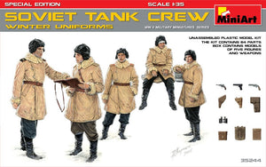 Miniart - 1/35 Soviet Tank Crew Winter (Special Ed.)