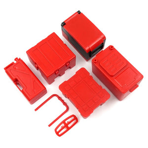 Xtra Speed - Scale Plastic Equipment Case Tank Freezer Luggage (RED) (#)
