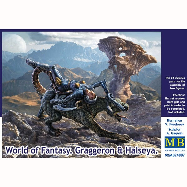 Master Box - 1/24 World Of Fantasy Graggeron & Halseya