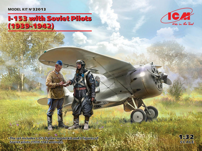 ICM - 1/32 Polikarpov I-153 w/ Pilots (1939-1942)