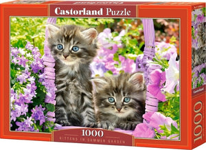 Castorland - Kittens in Summer Garden (1000pcs)