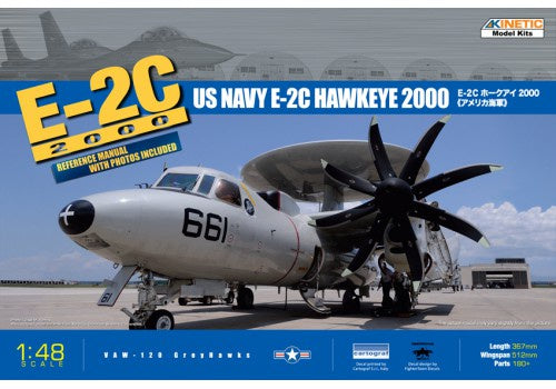 Kinetic - 1/48 US Navy E-2C Hawkeye 2000 Early Warning