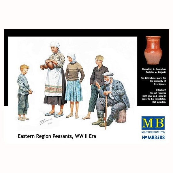 Master Box - 1/35 Eastern Region Peasants WWII Era