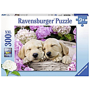 Ravensburger - Sweet Dogs In a Basket (300pcs) XXL Puzzle