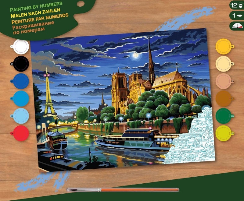 KSG - Paint By Numbers Senior - Paris – Jix Hobbies